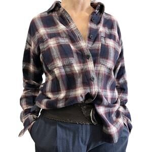 Garage Size S/P Flannel Shirt 100% Cotton Fairy Grunge 90s Gorpcore Casual $55